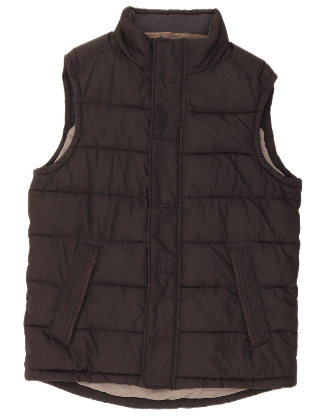 Gilet imbottito da uomo FAT FACE UK 38 cotone nero medio