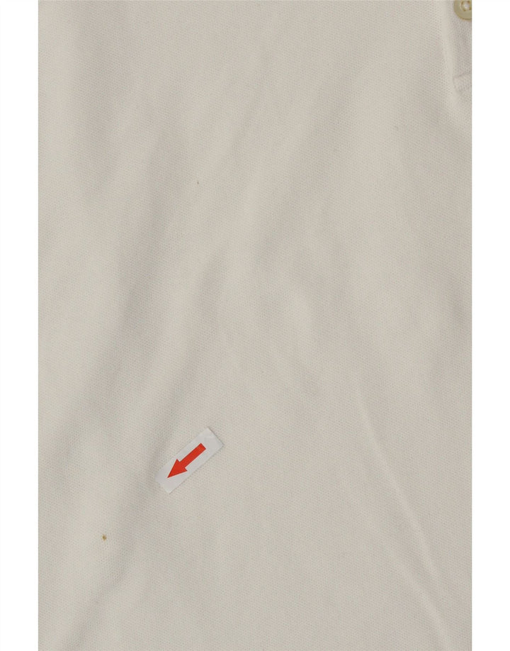 Polo Ralph Lauren da donna polo grande in cotone bianco sporco