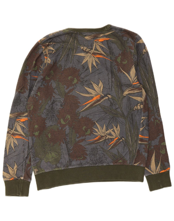 Felpa da donna Element Jumper UK 10 Piccolo cotone floreale multicolore