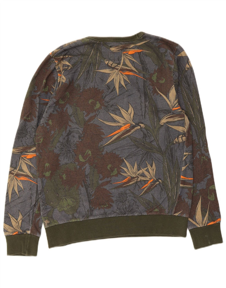 Felpa da donna Element Jumper UK 10 Piccolo cotone floreale multicolore