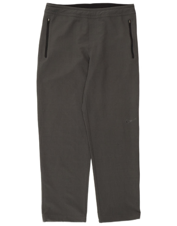 Pantaloni da tuta da uomo NIKE in poliestere grigio medio