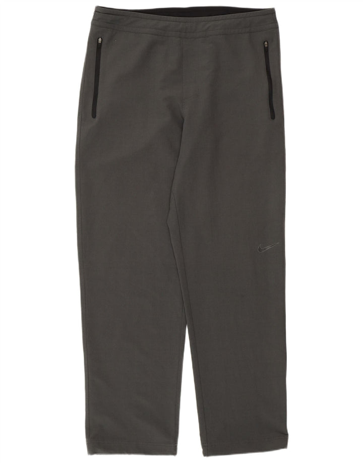 Pantaloni da tuta da uomo NIKE in poliestere grigio medio
