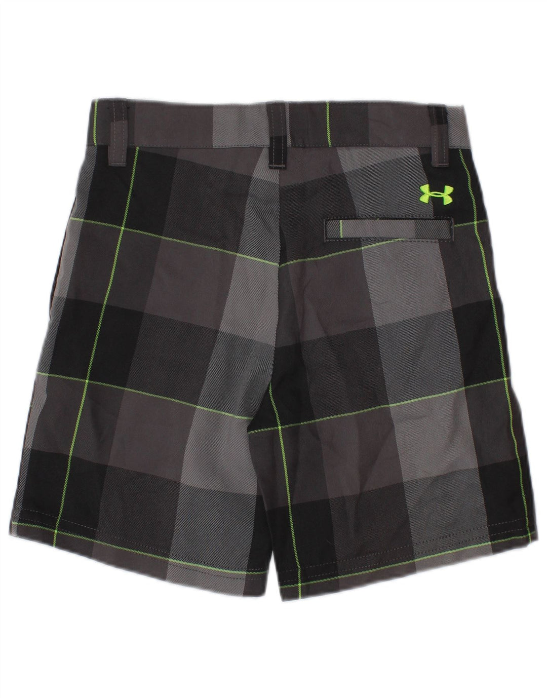 Pantaloni chino da neonato Under Armour 18-24 mesi W20 poliestere a quadri grigi