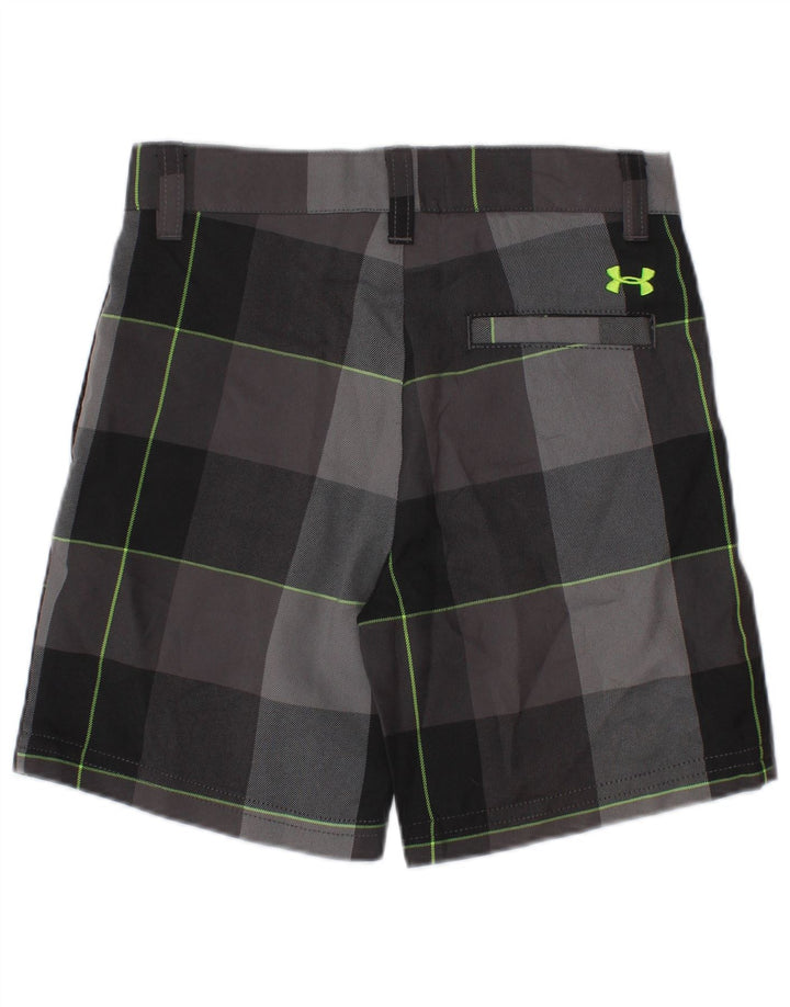 Pantaloni chino da neonato Under Armour 18-24 mesi W20 poliestere a quadri grigi