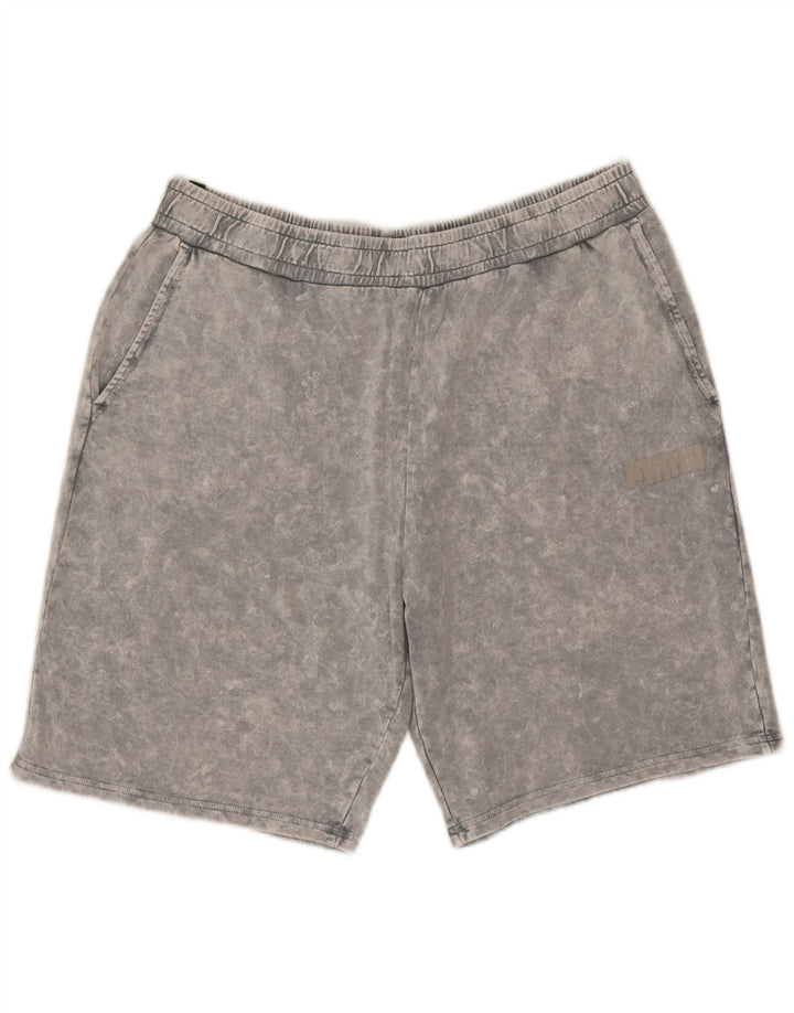 Pantaloncini sportivi da uomo Puma 2XL Grigio Tie Dye Cotton