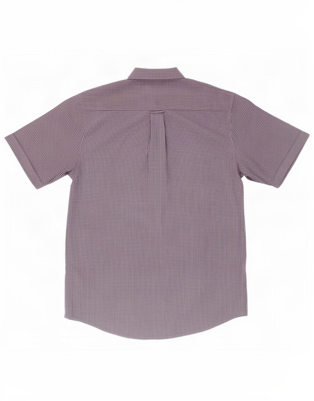 Camicia a maniche corte da uomo James Perse in poliestere a quadri blu piccolo