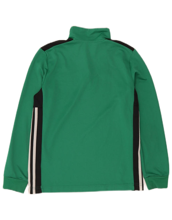 Top della tuta pullover con grafica ADIDAS per ragazzi 11-12 anni color block verde