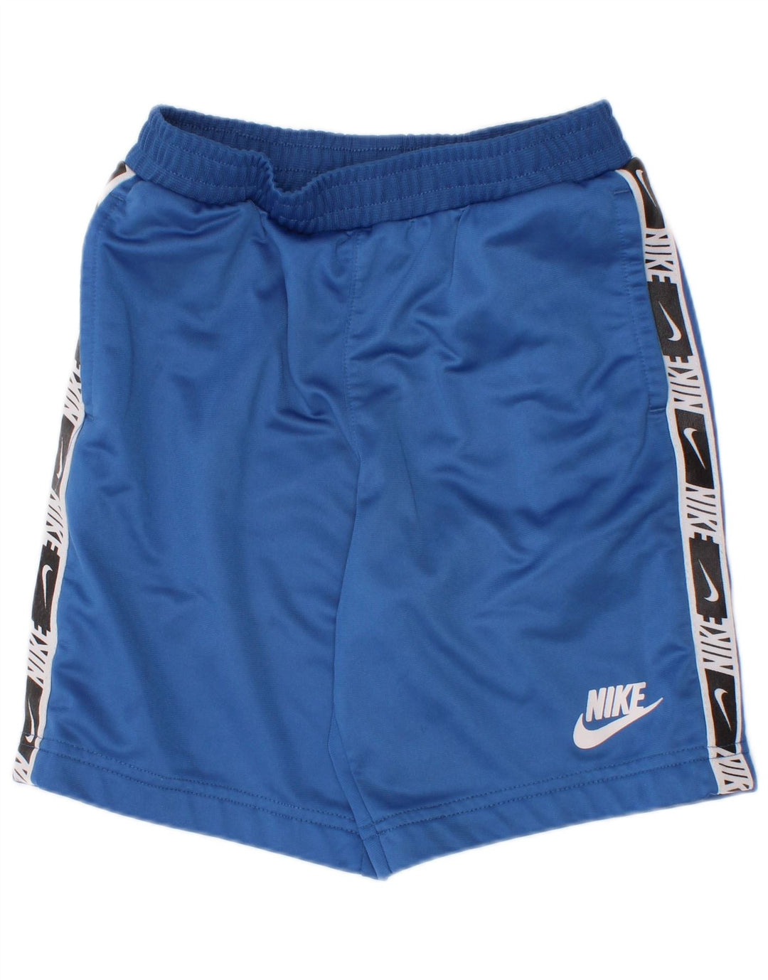Pantaloncini sportivi Nike da ragazzo con grafica 6-7 anni, grande, blu, in poliestere color block