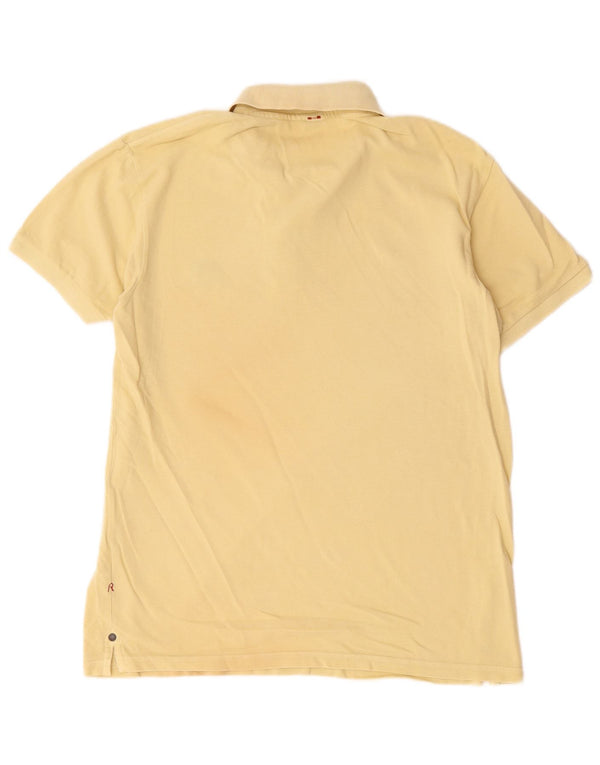 Polo Uomo Replay Large in Cotone Giallo