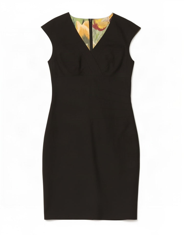 Abito tubino da donna Ted Baker taglia 2 piccolo nero