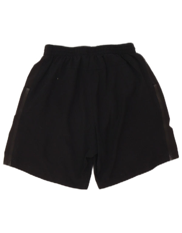 Pantaloncini sportivi Adidas da uomo piccoli in poliestere nero
