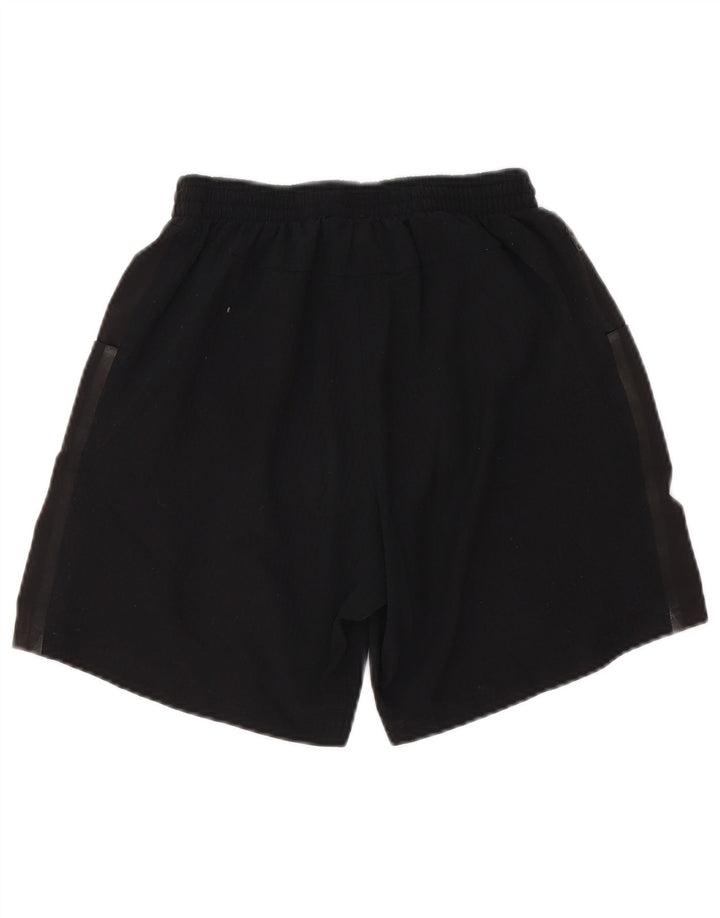 Pantaloncini sportivi Adidas da uomo piccoli in poliestere nero
