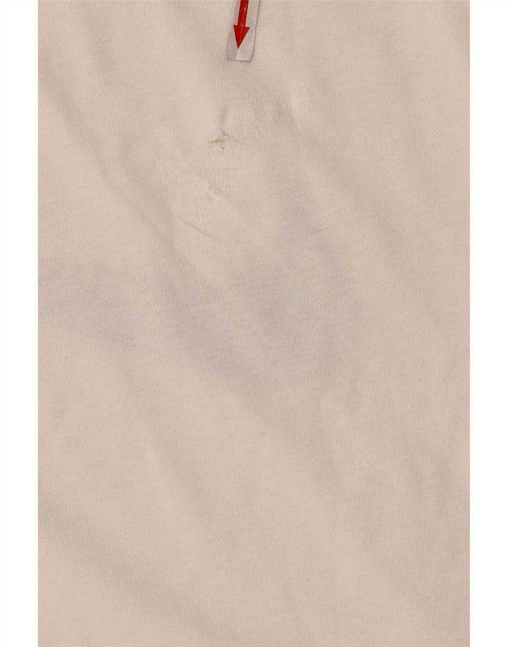 T-shirt grafica da uomo Nike Top in cotone bianco medio