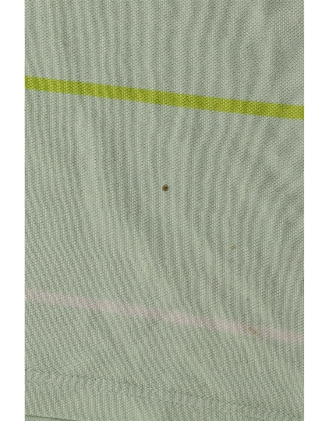 Polo ADIDAS da uomo 2XL in cotone a righe verdi