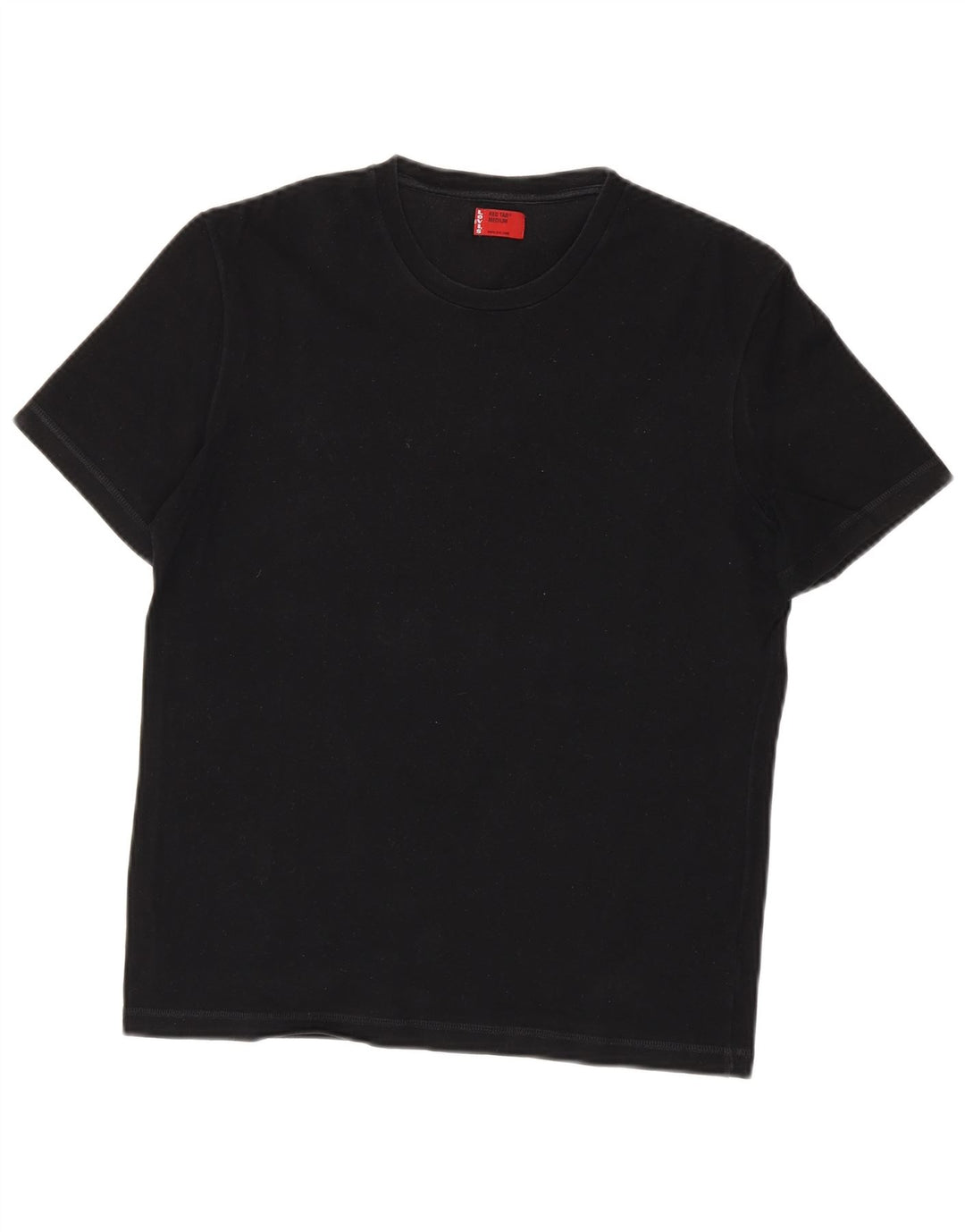 T-shirt da donna LEVI'S UK 12 media cotone nero
