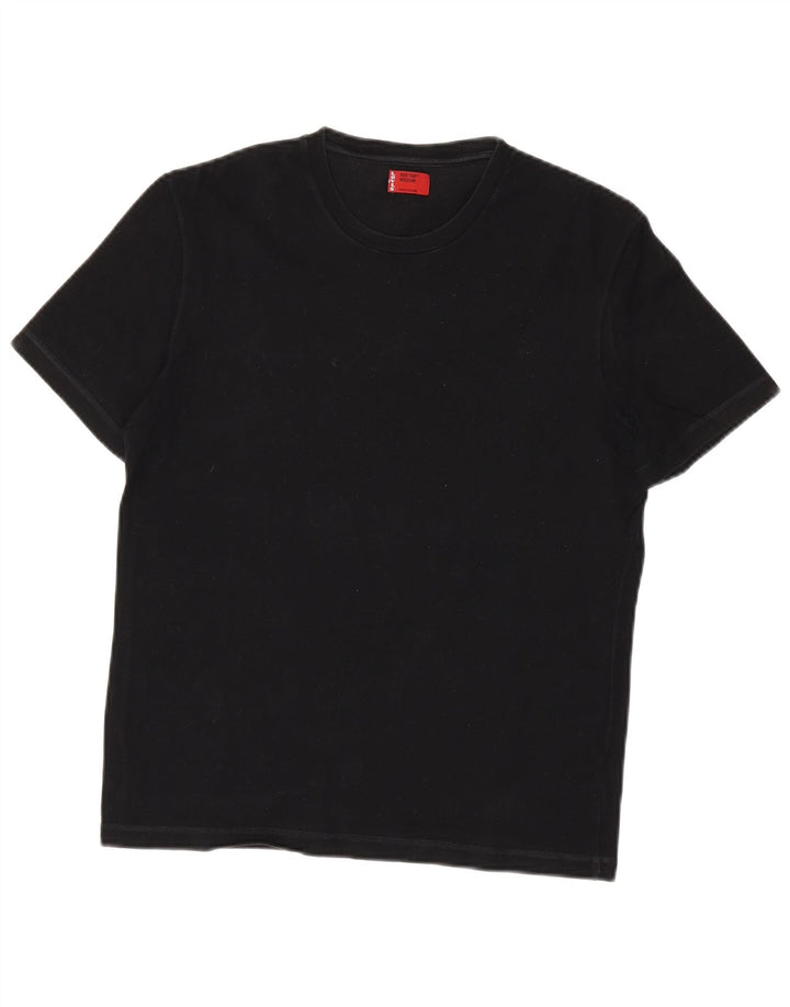 T-shirt da donna LEVI'S UK 12 media cotone nero