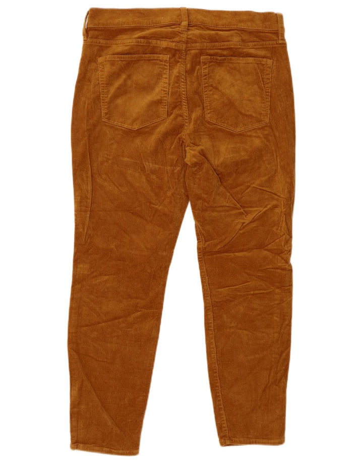 Pantaloni skinny in velluto a coste skinny da donna J. Crew W29 L24 in cotone marrone