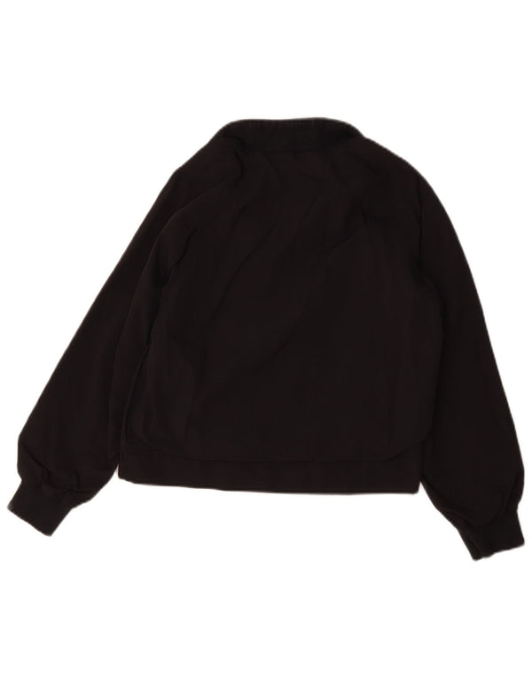 Giacca Top Tuta Adidas Bambina 9-10 Anni Nera in Poliammide