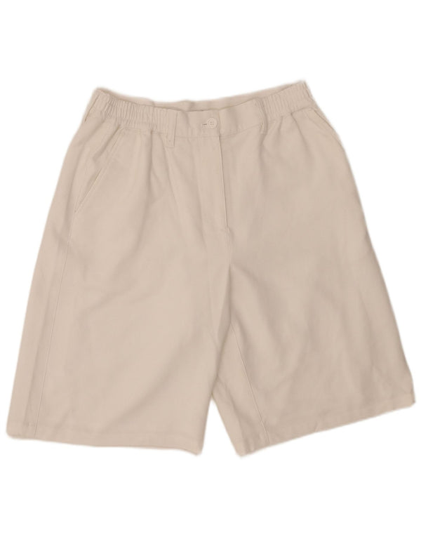 Pantaloncini chino da donna French Connection UK 14 Large W34 Poliestere bianco