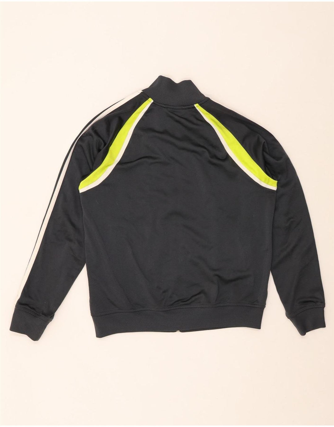 Giacca superiore della tuta da ragazzo ADIDAS 13-14 anni Poliestere color block grigio