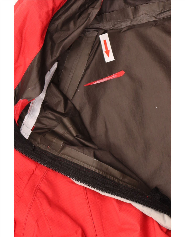 Giacca antipioggia da uomo con cappuccio Berghaus UK 38 nylon rosso medio