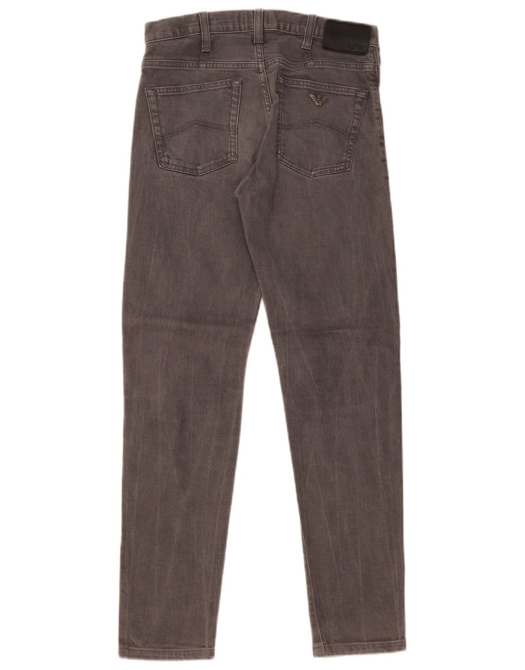 Jeans slim da uomo Armani W28 L29 cotone grigio