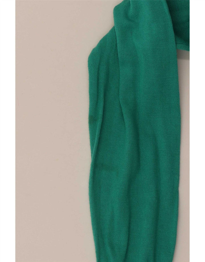 Maglione da uomo con scollo a barca Refrigue in cotone verde medio