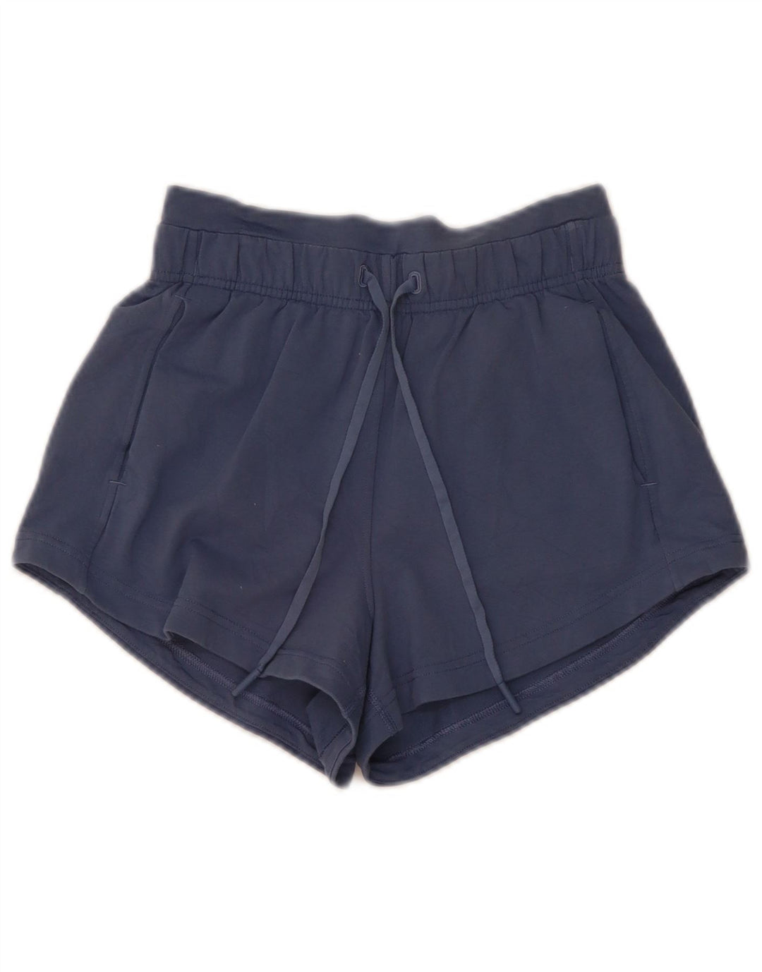 Pantaloncini sportivi da donna Lululemon US 4 piccoli in cotone blu navy