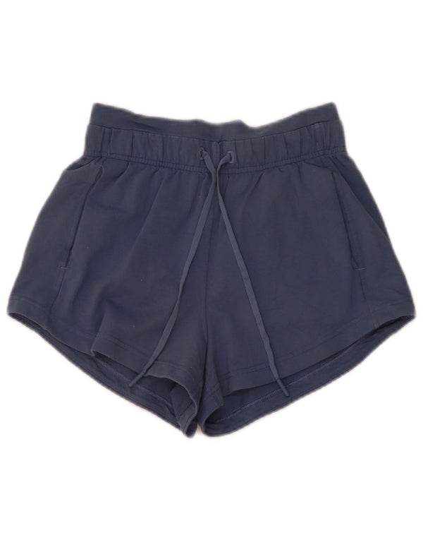 Pantaloncini sportivi da donna Lululemon US 4 piccoli in cotone blu navy