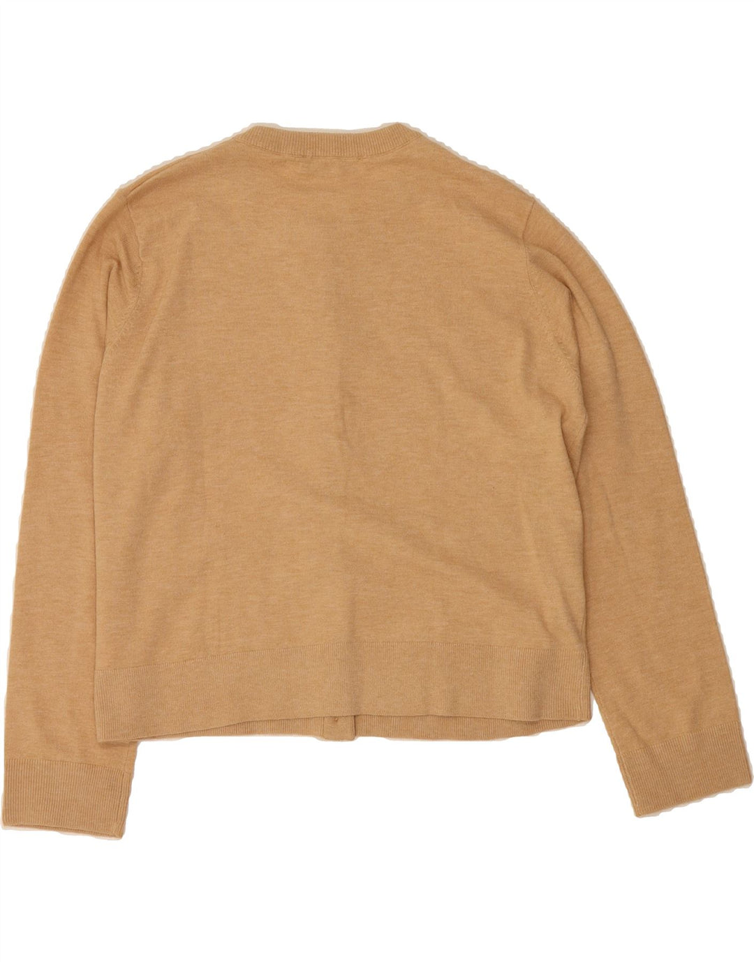 ZARA Womens Cardigan Sweater UK 16 Large Beige Acrylic Vintage Zara and Second-Hand Zara from Messina Hembry 