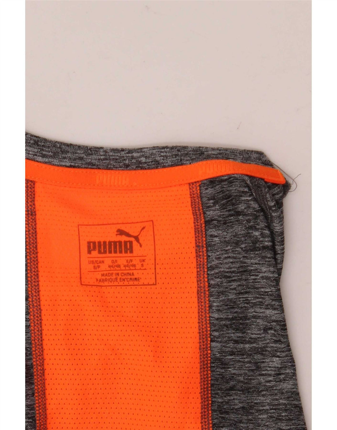 Maglia Puma da uomo a maniche lunghe piccola grigia color block