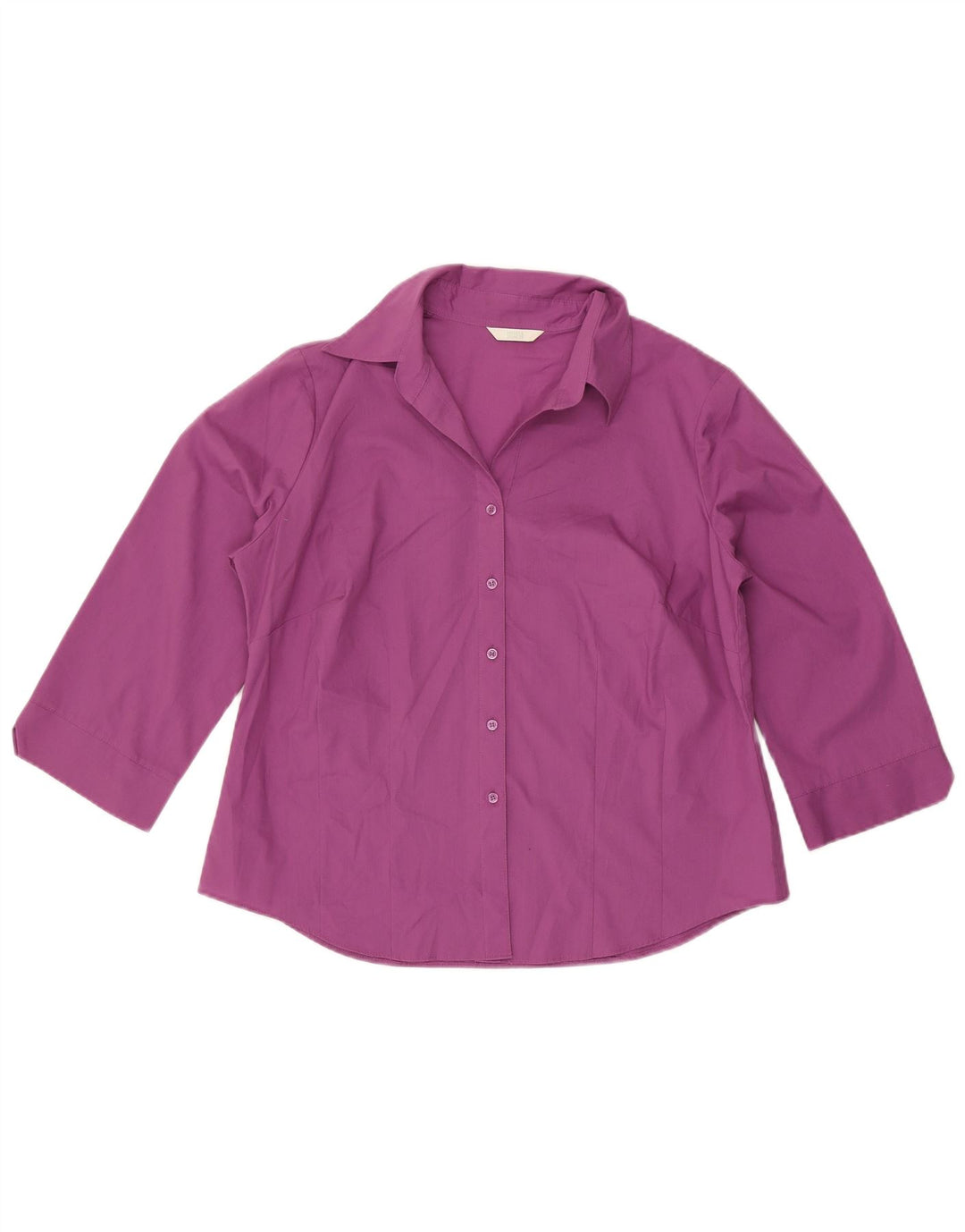 Camicia a maniche 3/4 da donna Marks & Spencer UK 18 XL poliestere viola
