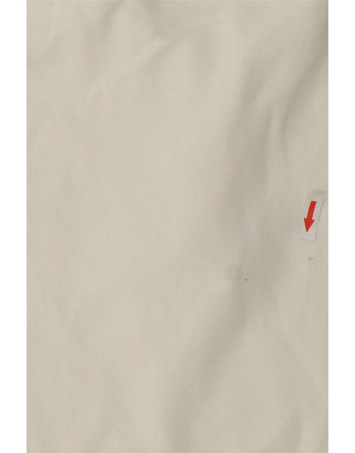 Polo da uomo Fila in cotone bianco medio