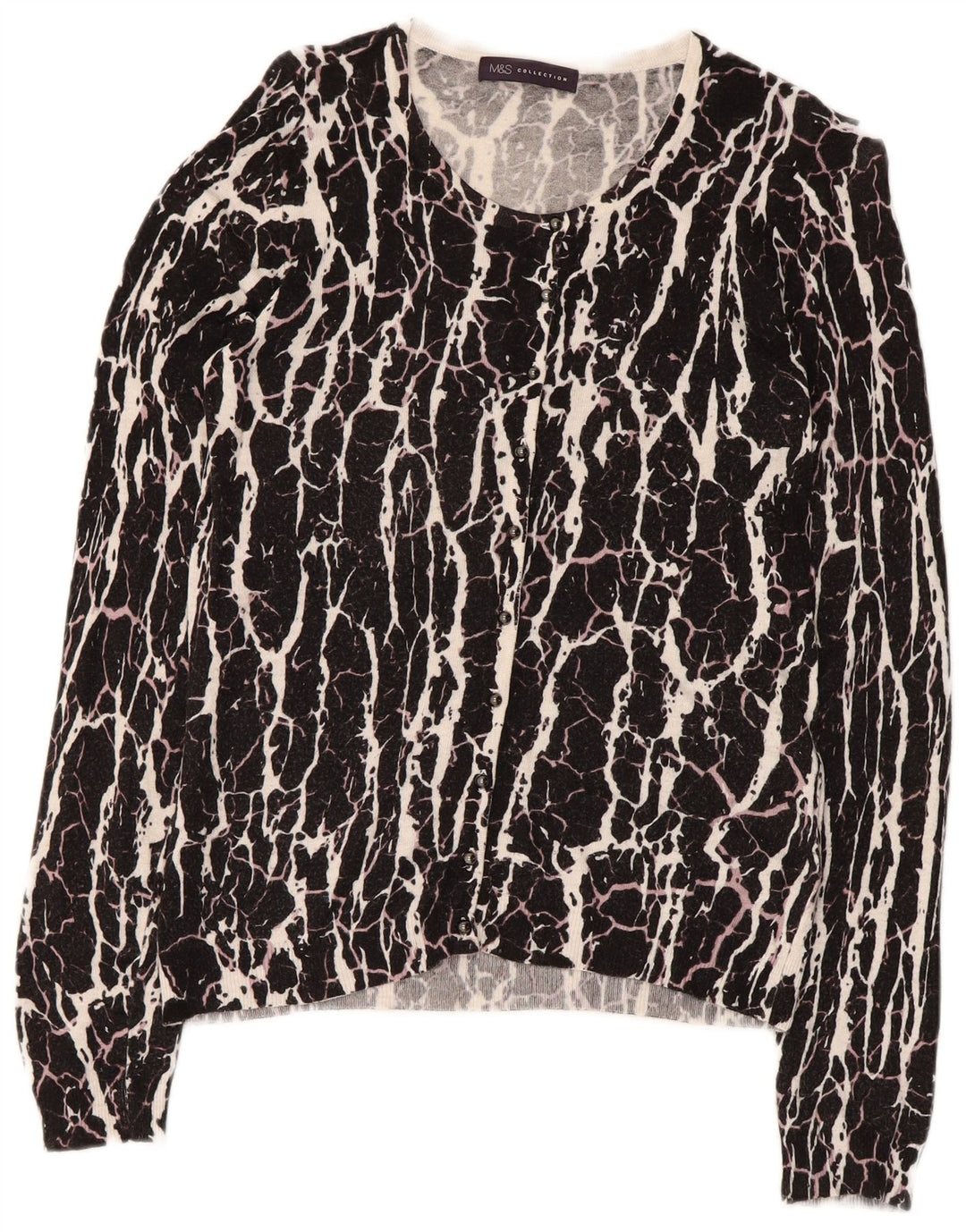 Maglione maglione con scollo a barca da donna Marks & Spencer UK 8 piccolo nero
