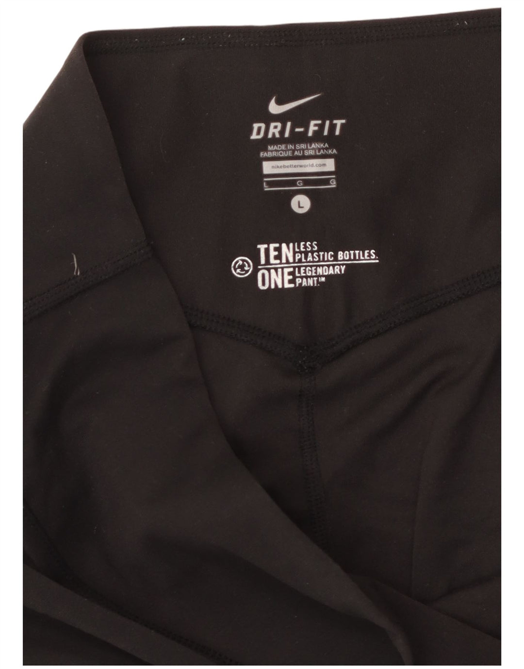 Pantaloncini sportivi Bermuda Dri Fit da donna NIKE UK 16 grandi neri