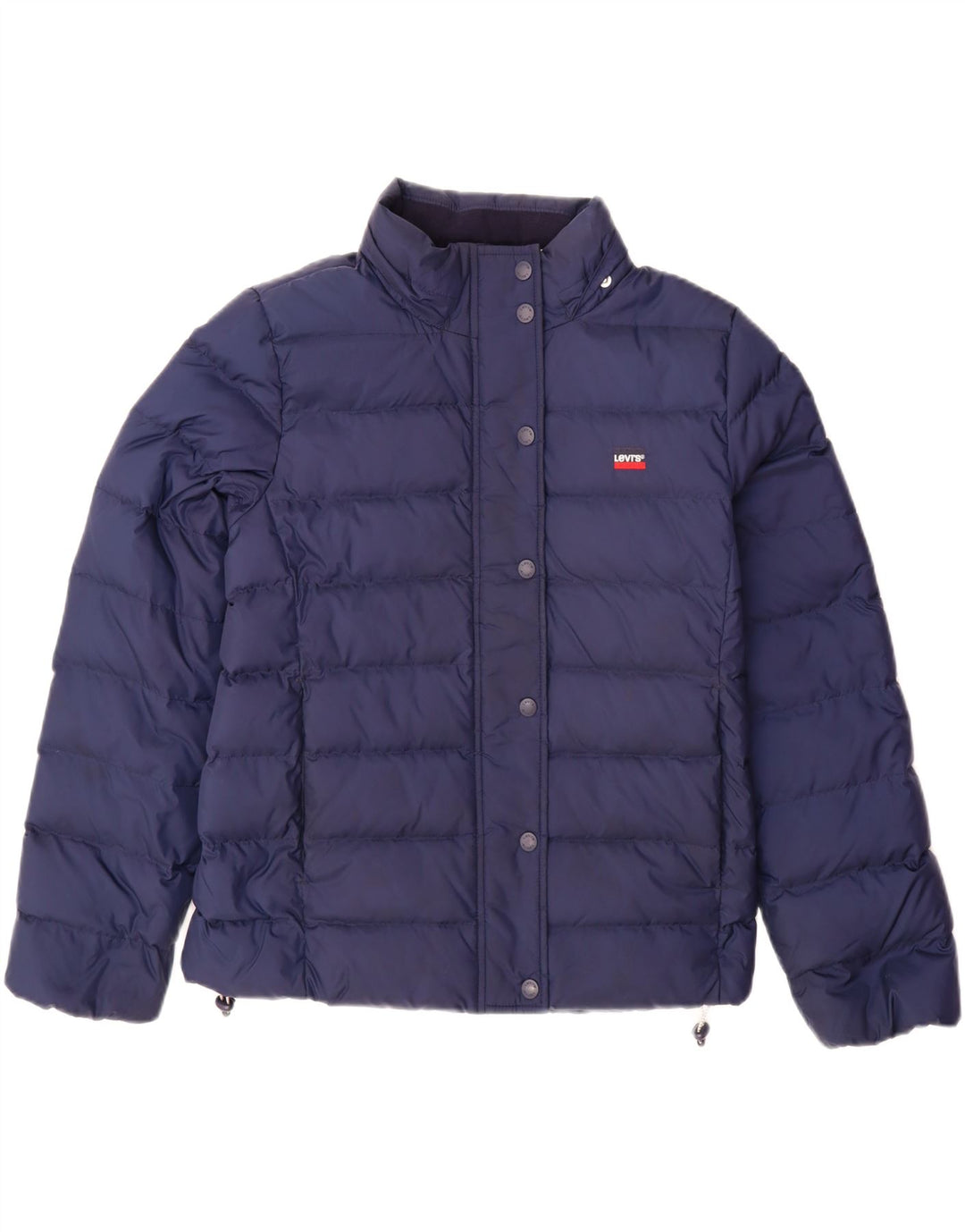 Giacca imbottita oversize con cappuccio da donna LEVI'S UK 10 Small Blu Navy