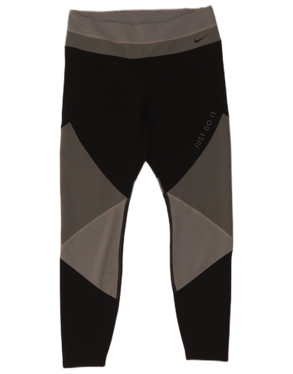 Leggings Nike Dri Fit Crop da donna UK 14 Large multicolore Colourblock