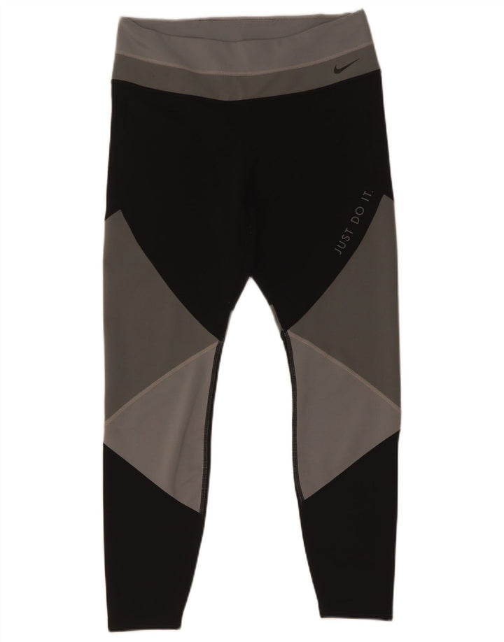 Leggings Nike Dri Fit Crop da donna UK 14 Large multicolore Colourblock