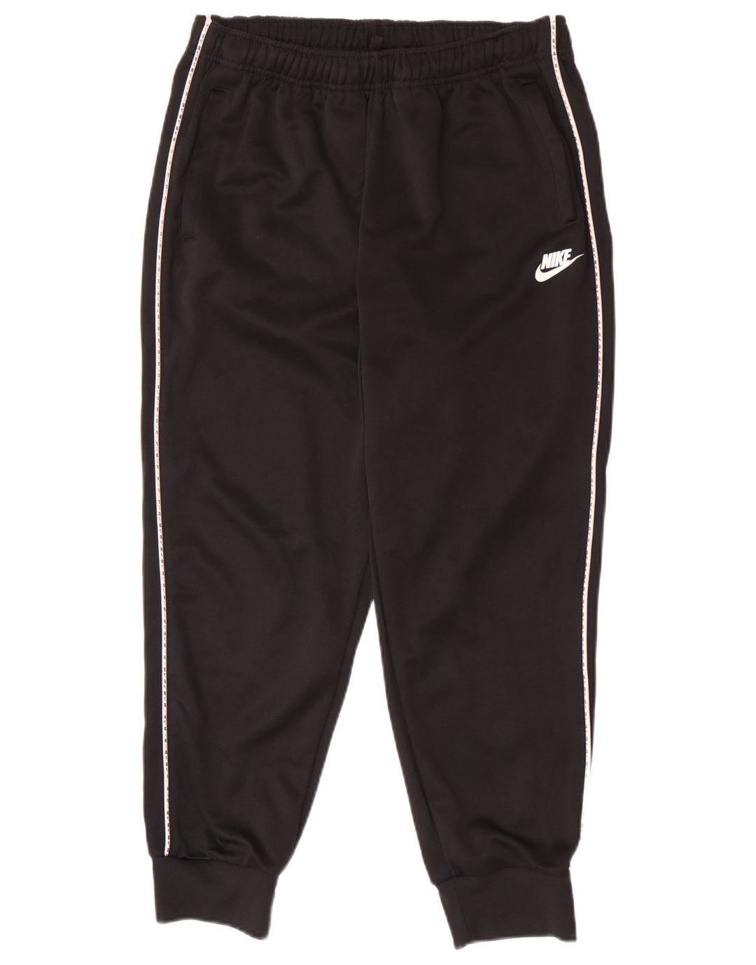Pantaloni da tuta con grafica Nike da uomo, pantaloni da jogging, poliestere nero medio