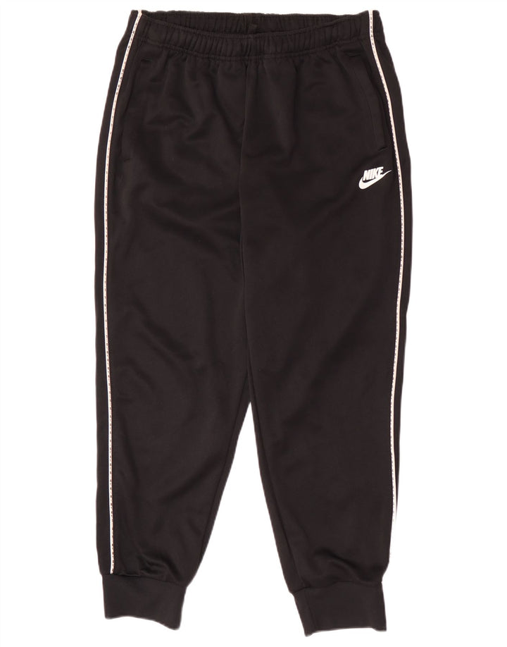 Pantaloni da tuta con grafica Nike da uomo, pantaloni da jogging, poliestere nero medio