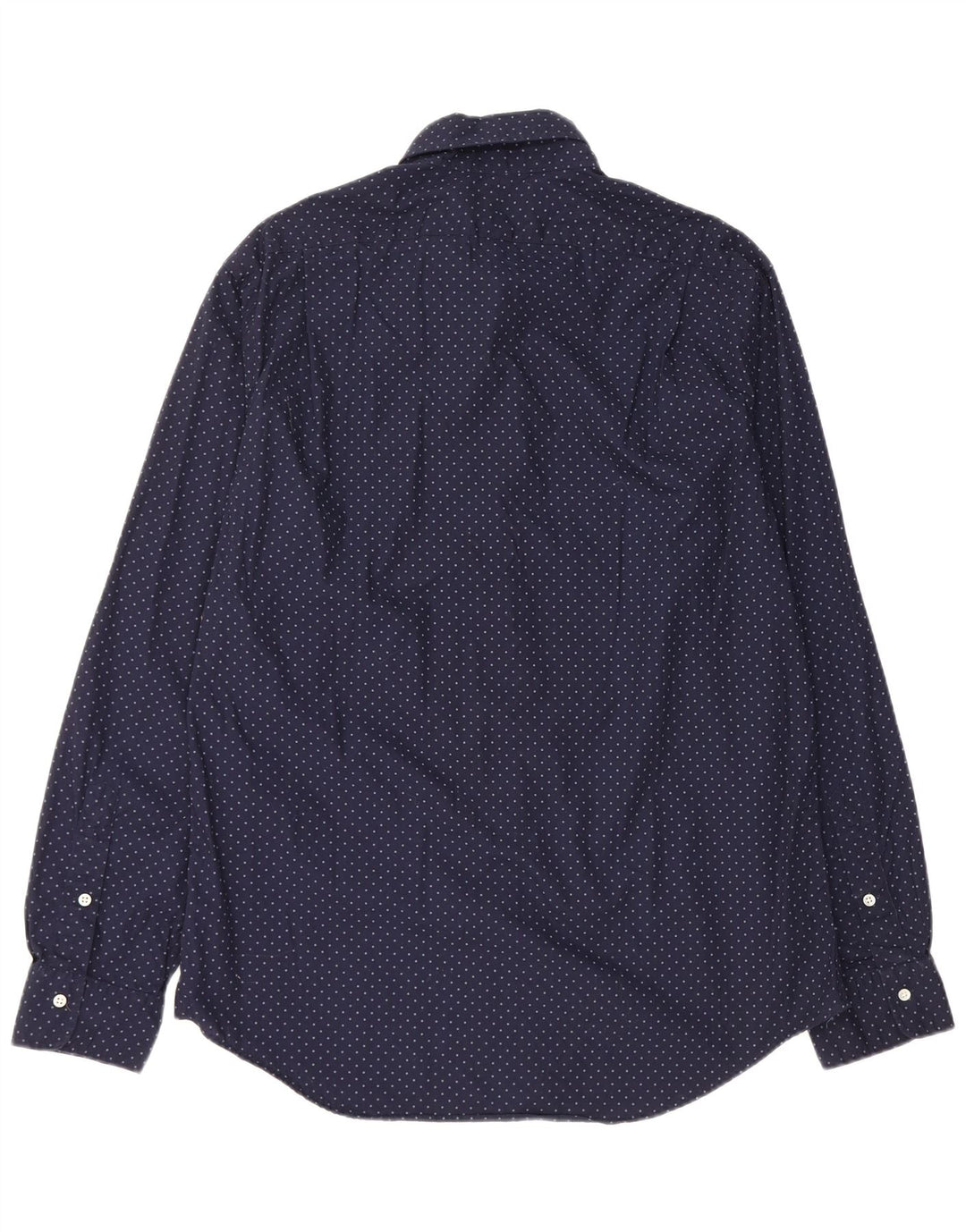 POLO RALPH LAUREN Camicia slim fit da uomo XL in cotone maculato blu navy