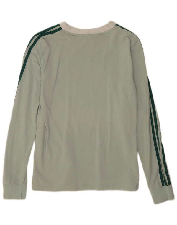 Adidas Maglia a maniche lunghe da donna UK 10 Small Verde