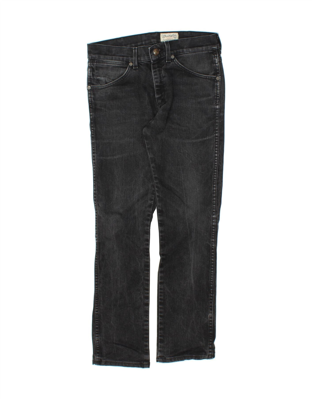 WRANGLER Womens Vegas Slim Jeans W30 L28  Grey Cotton Vintage Wrangler and Second-Hand Wrangler from Messina Hembry 