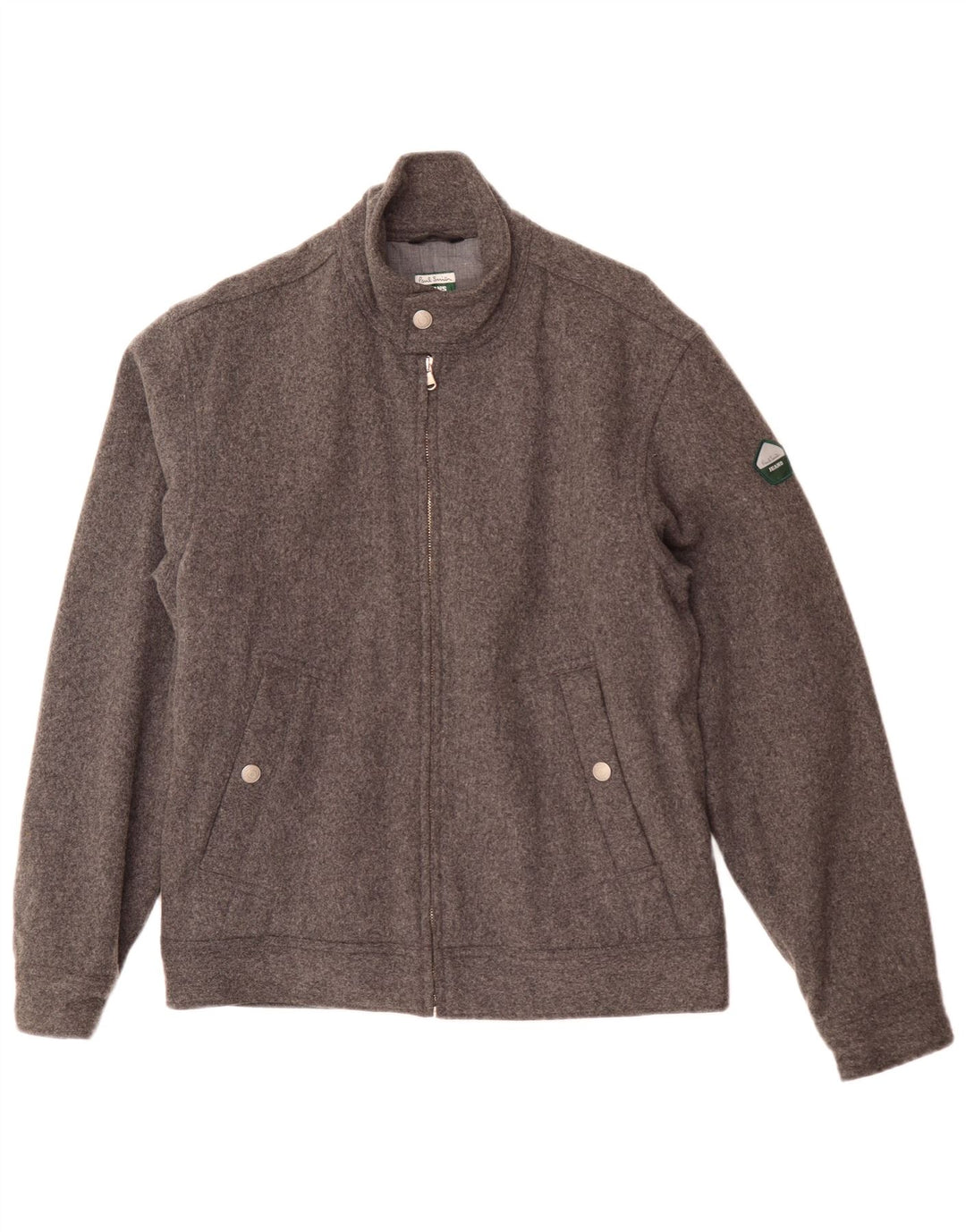 Giubbotto bomber da uomo Paul Smith UK 38 lana grigio medio