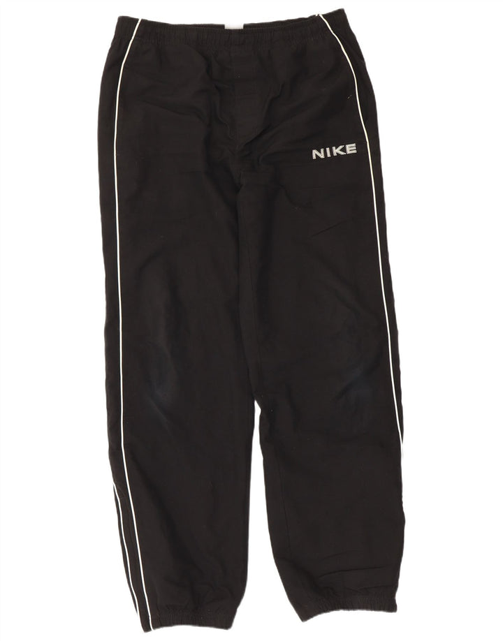 Pantaloni da tuta con grafica Nike da uomo, pantaloni da jogging, poliestere nero medio