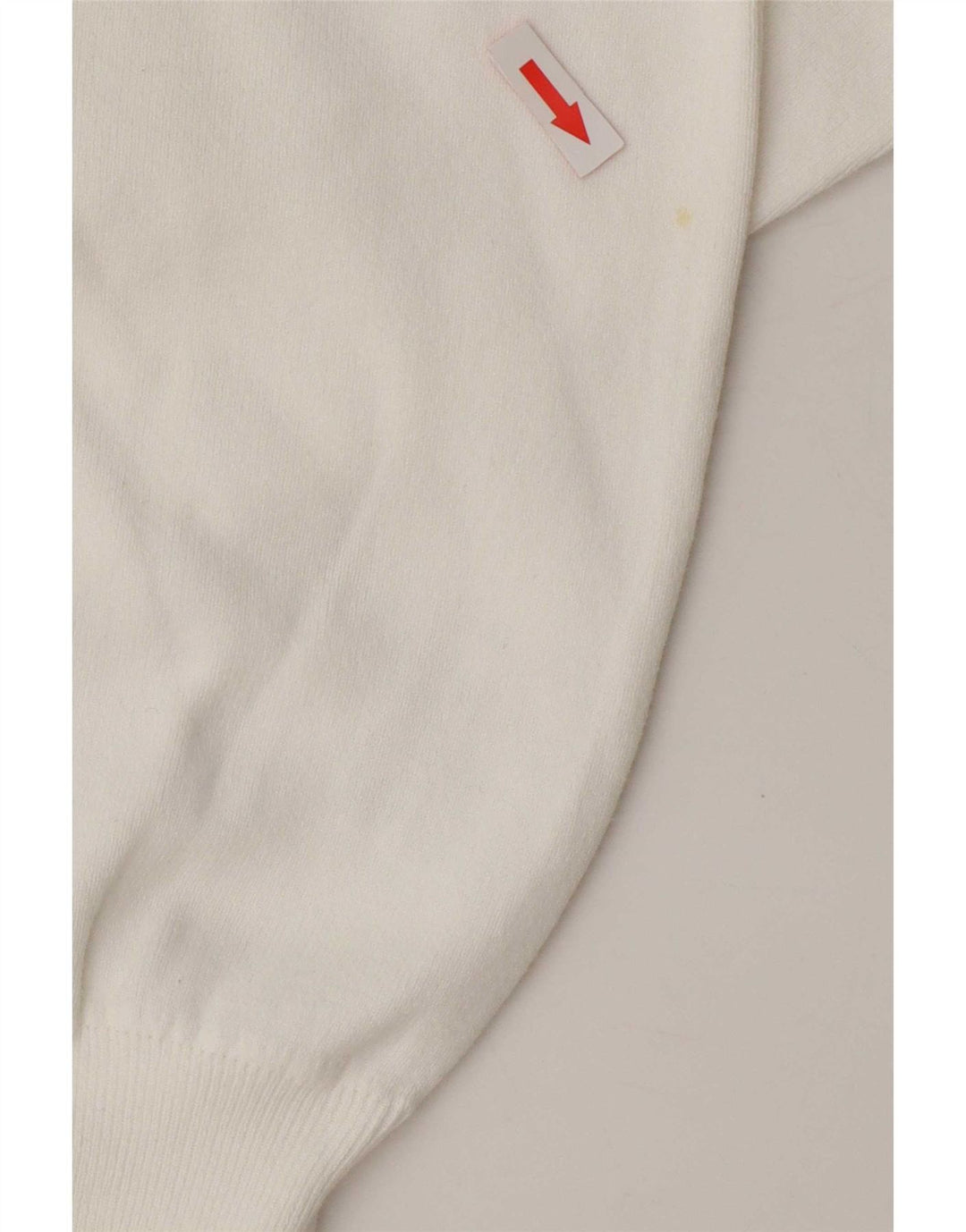 Maglione cardigan con zip intera Chervo da donna IT 46 Large White Colourblock