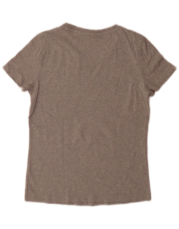 T-shirt grafica da donna Adidas Top UK 12/14 Cotone grigio medio