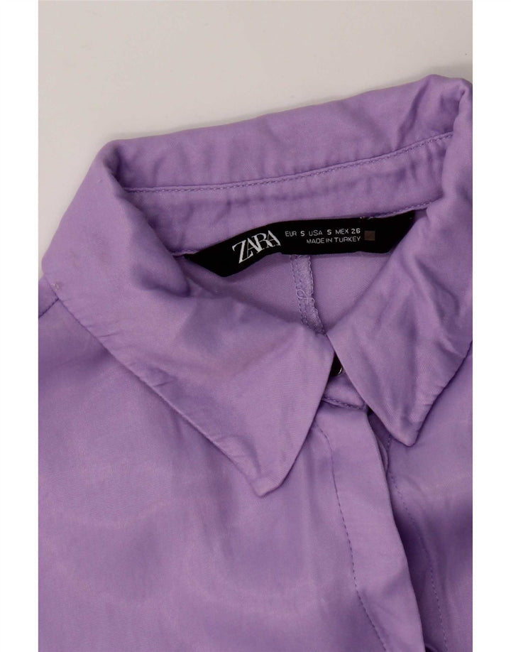 Camicetta oversize da donna Zara UK 10 piccola viola