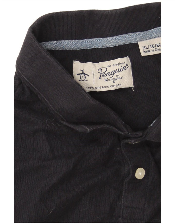 Polo da uomo Penguin XL in cotone blu navy