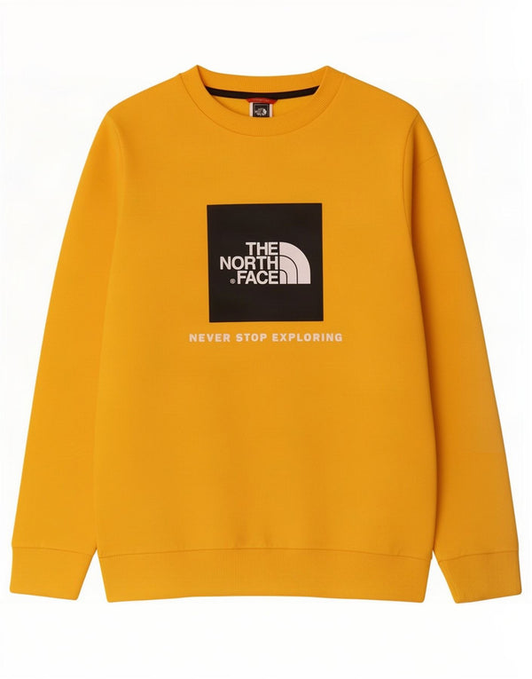 Felpa oversize con grafica da donna The North Face UK 6 XS Giallo
